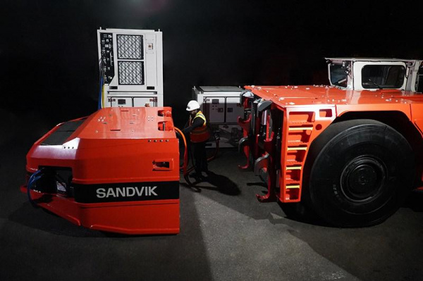 山特维克与LKAB合作试用BEV卡车和装载机