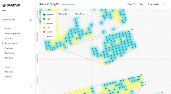 山特维克推出My Sandvik Geo——实时地质数据助力采矿作业更高效安全