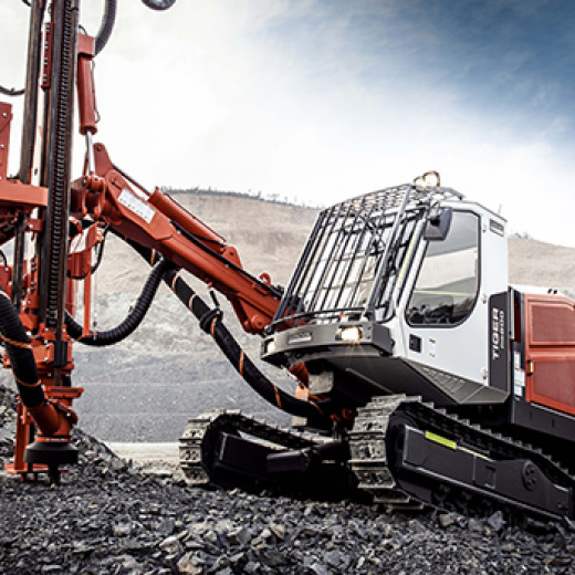 山特维克推出"虎"系列露天顶锤钻机